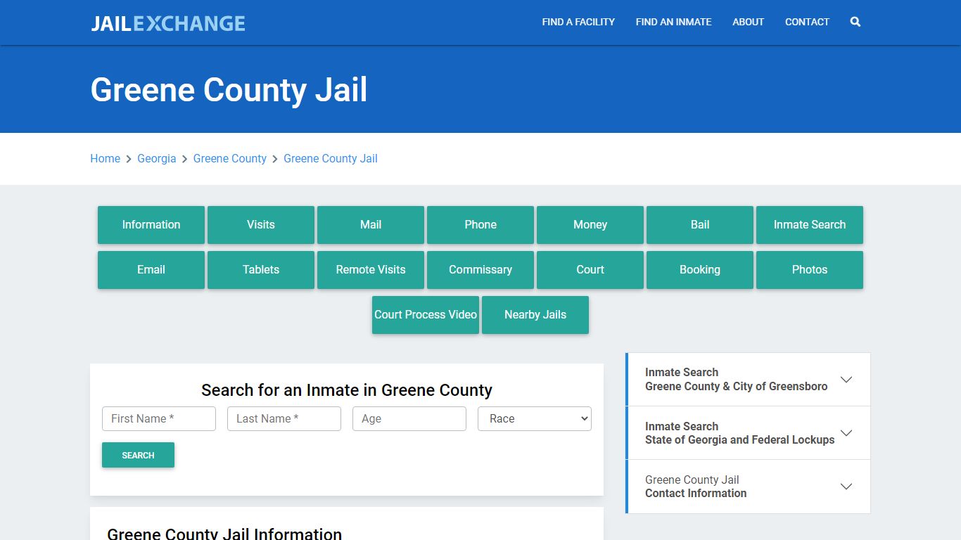 Greene County Jail Roster Lookup, GA, Inmate Search